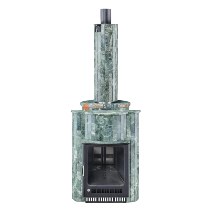 Дровяная печь для бани Ферингер Макси До 38 м³ - Змеевик - наборные ламели