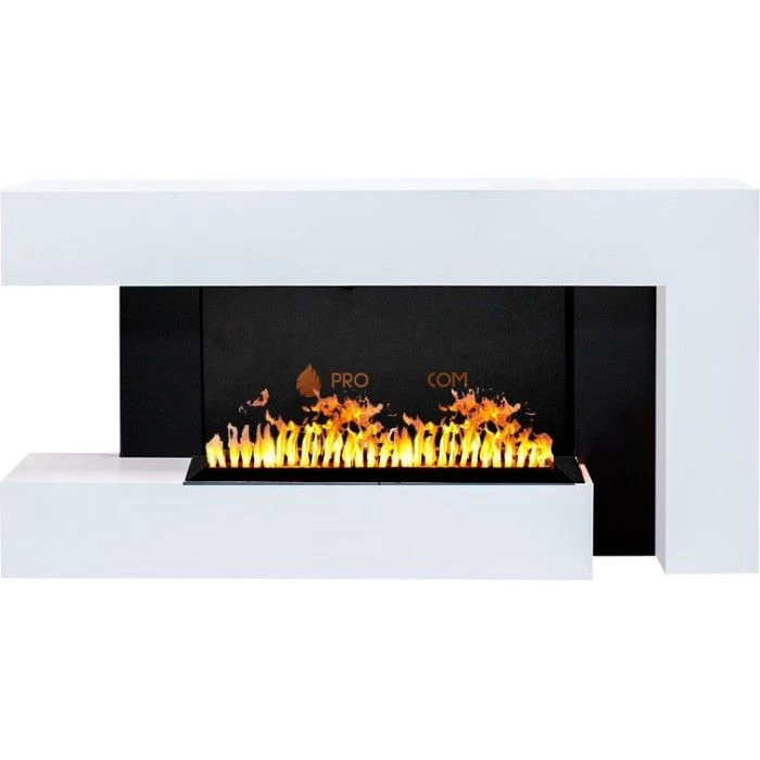 Каминокомплект Dimplex Futuro - Белый с черным с очагом Cassette 1000 PS (без дров)