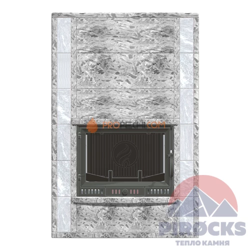 Каминная облицовка Pirocks Стокгольм (пироксенит элит)