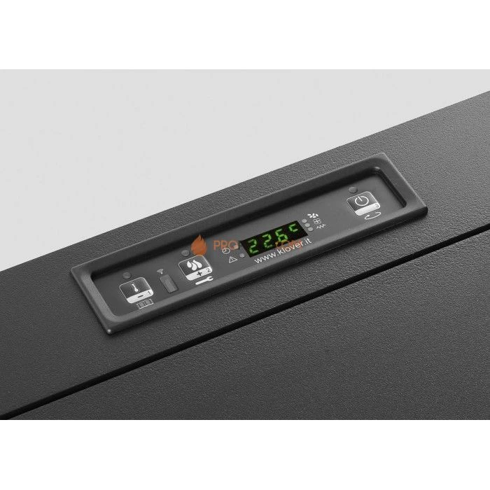 Отопительная печь Klover DEA ECO 12 (матовый черный)