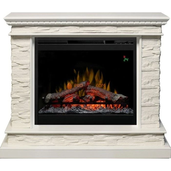 Каминокомплект Dimplex Calgary - Белый / Сланец белый с очагом Symphony 26 inch DF2624L-INT