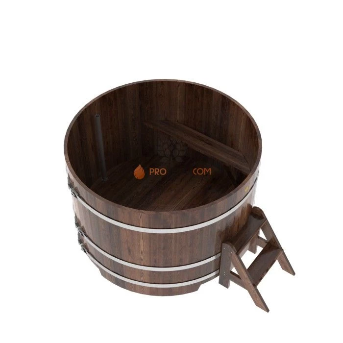 Купель BentWood круглая из мореной лиственницы d=1,50