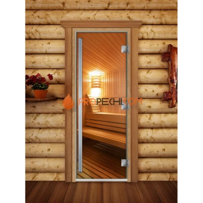 Дверь для бани DoorWood Престиж Фотопечать А031, 1900x700 мм