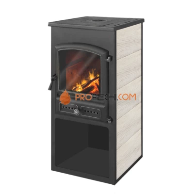 Камин ЭТНА (БКД) с плитой Бежевый D115мм