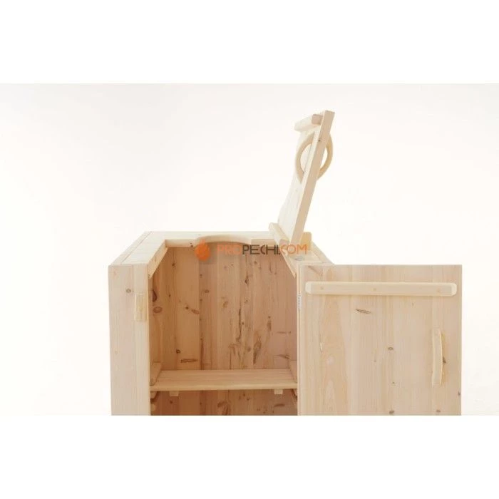 Фитобочка квадратная НКЗ КУБ из кедра, 130x84x84 см / 40 мм