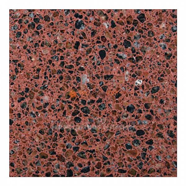 Плитка агломератная коллекция "Гранит" Черри 400х400х20 мм