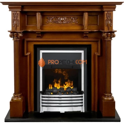 Каминокомплект Dimplex Oxford - Орех с очагом Flagstaff