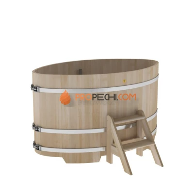 Купель BentWood овальная из кедра 1,02х1,68 премиум