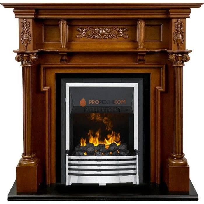 Каминокомплект Dimplex Oxford - Орех с очагом Flagstaff