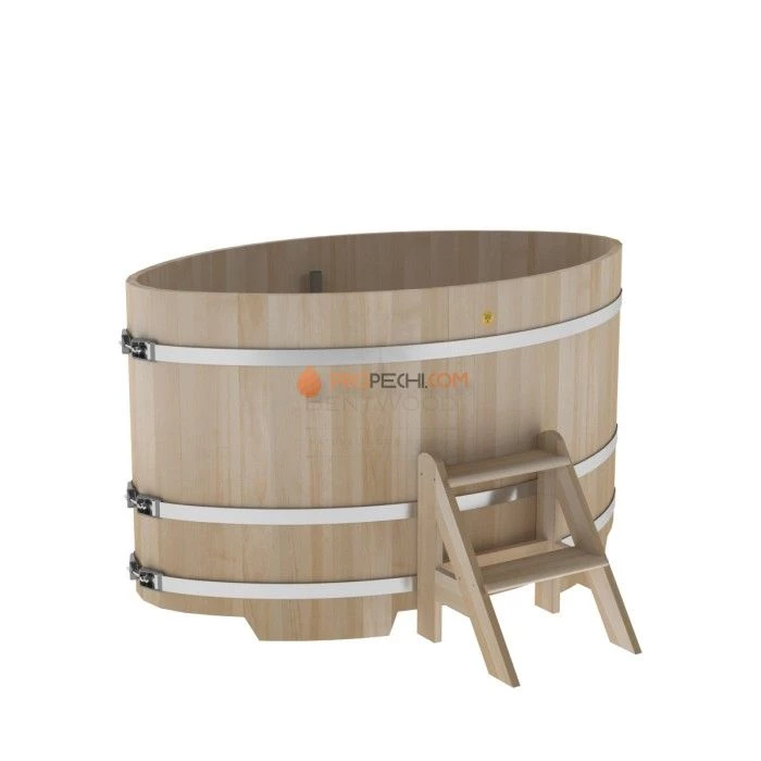 Купель BentWood овальная из кедра 1,02х1,68 премиум
