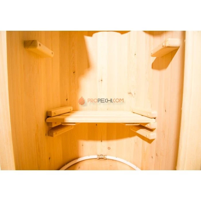 Фитобочка круглая НКЗ PREMIUM Гигант из кедра, диаметр 100 см, высота 130 см / 25 мм