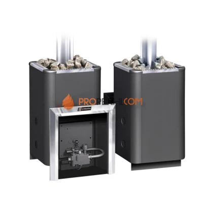 Газовая печь для бани Ермак Уралочка 20 с автоматикой