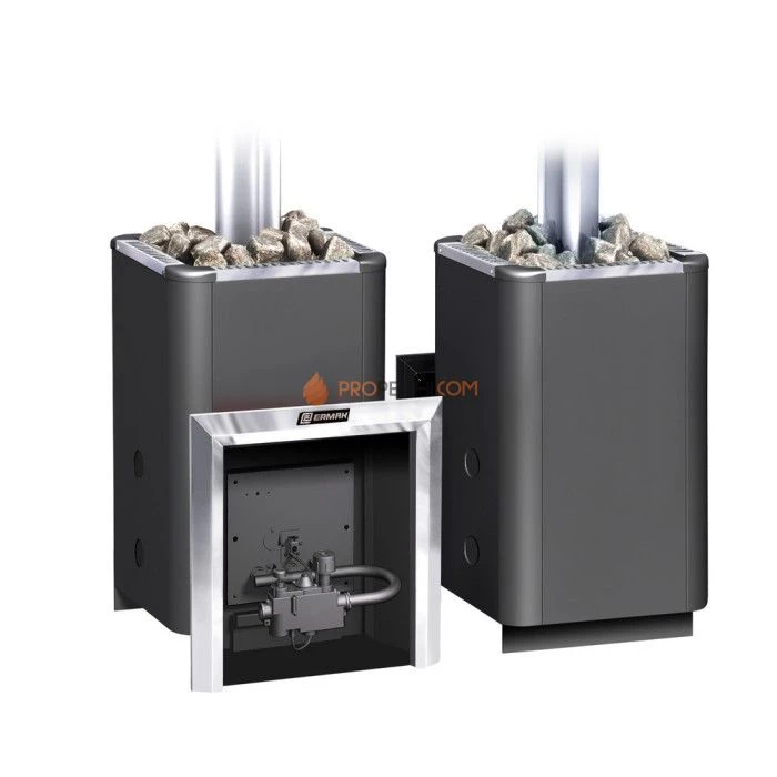 Газовая печь для бани Ермак Уралочка 20 с автоматикой