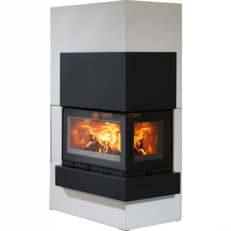 Готовый камин ABX с облицовкой Norfolk угловой