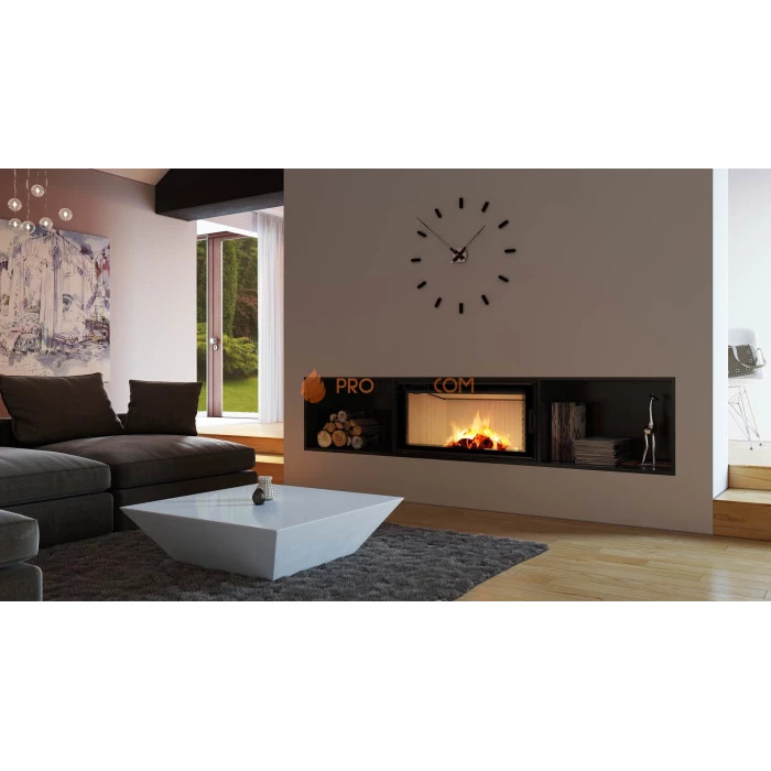 Каминная топка стальная Kratki NADIA/14 (14 кВт)