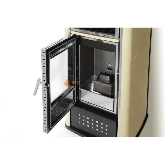 Отопительная печь Klover BELVEDERE 22 (серебро)