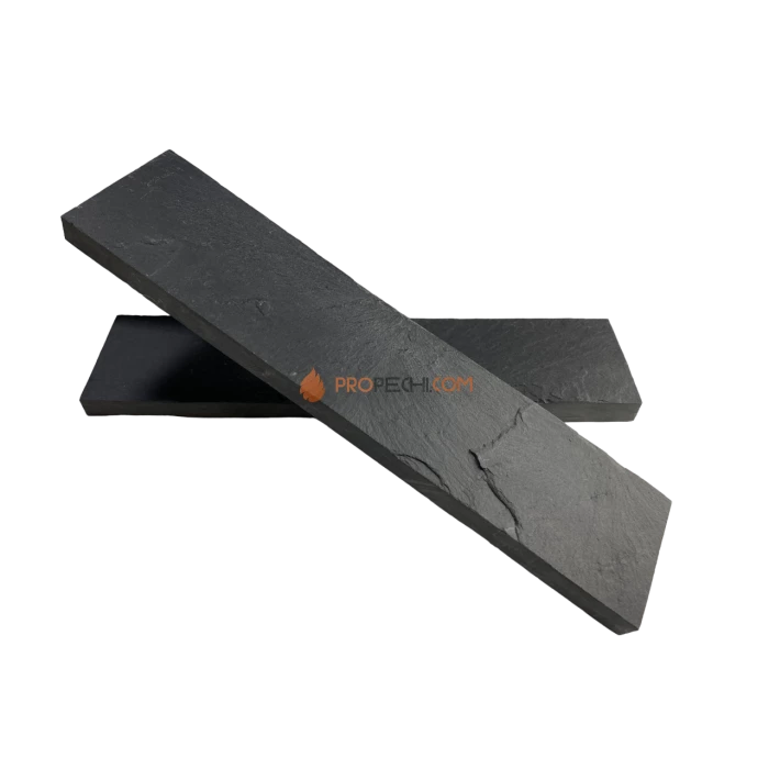 Панель Сланец черный нарезка (70х300мм) упак. (20шт/0,42м2)