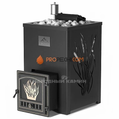 Кожух для банной печи Везувий Эверест INOX 25 «КАМЫШ»