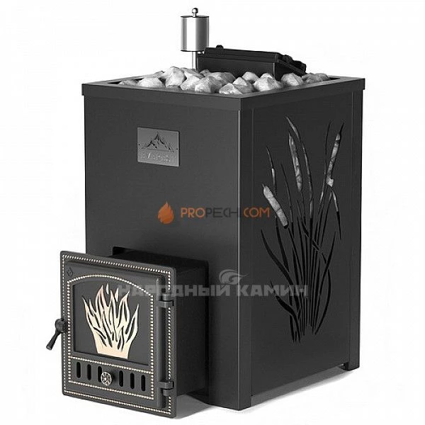 Кожух для банной печи Везувий Эверест INOX 25 «КАМЫШ»