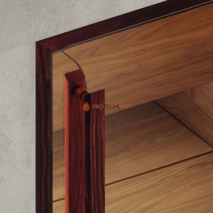 Дверь для хамама DoorWood АРТ Wood 52 Сатин, 1900x800 мм