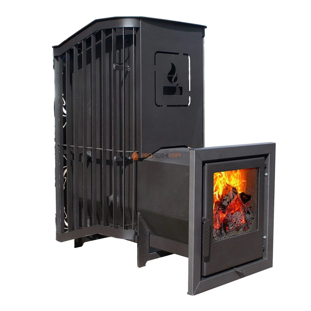 Банная печь Варвара Мини Терма-Каменка удлинённая топка