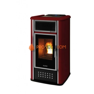 Отопительная печь Klover BELVEDERE 22 (бордо)