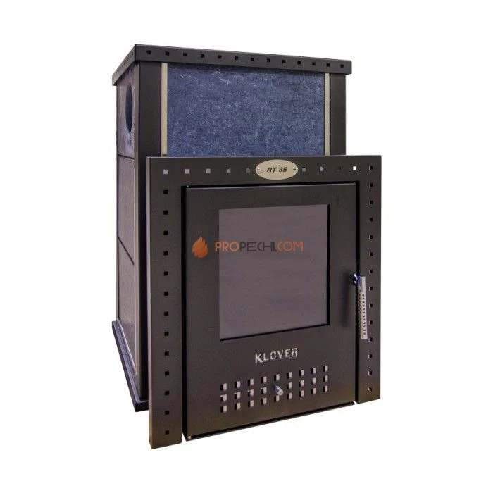 Дровяная печь для бани Klover RT 35 ( Талькомагнезит 30 мм)