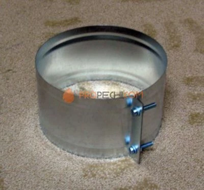 Хомут широкий (обжимной) D=250 360гр. s=0.5 оцинк. ФлюГранд