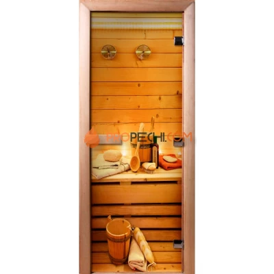 Дверь для бани DoorWood Фотопечать А033, 1800x800 мм