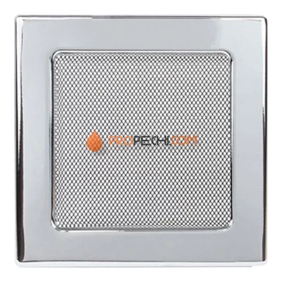 Вент.решетка 170х170 мм. никель