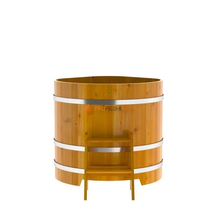 Купель BentWood угловая из натуральной лиственницы 1,03х1,03 Рустик