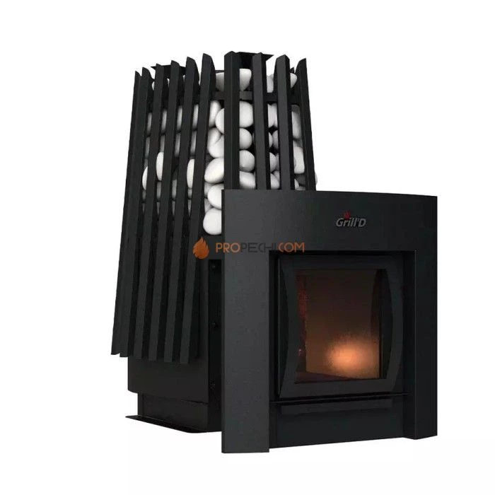 Дровяная банная печь Grill’D Cometa 350 Vega Window Max Pro