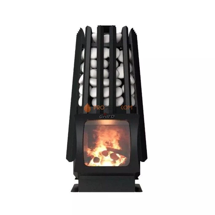 Дровяная банная печь Grill’D Cometa 350 Vega Short Window Max Pro