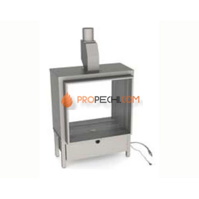 Газовая топка Vero Design Gala Квадратная туннель (800x800 мм) D130/200 мм, горелка VLK burner