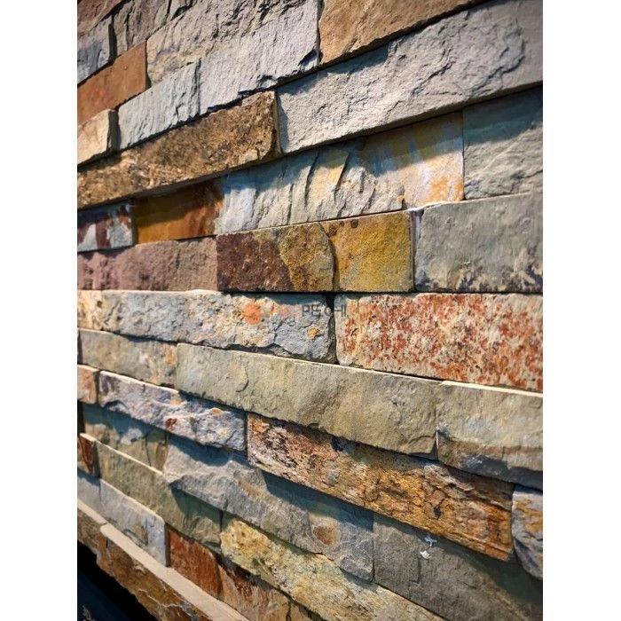 Панель Классик Сланец Мультиколор (600х150мм) упак. (7шт/0,63м2)