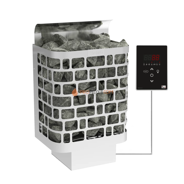 Электрическая печь SAWO KRIOS KRI-45Ni2-P 4.5 кВт (встроенный блок мощности, пульт покупается отдельно)