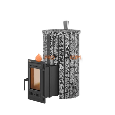 Чугунная печь для бани Эверест Steam Master 24 Ламель Пироксенит Элит, S-20