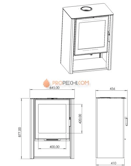 Печь-камин Мета-Бел Севан 7