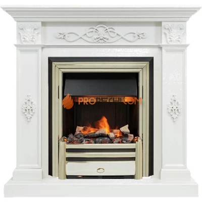 Каминокомплект Dimplex Derby - Белый дуб с очагом Cavendish