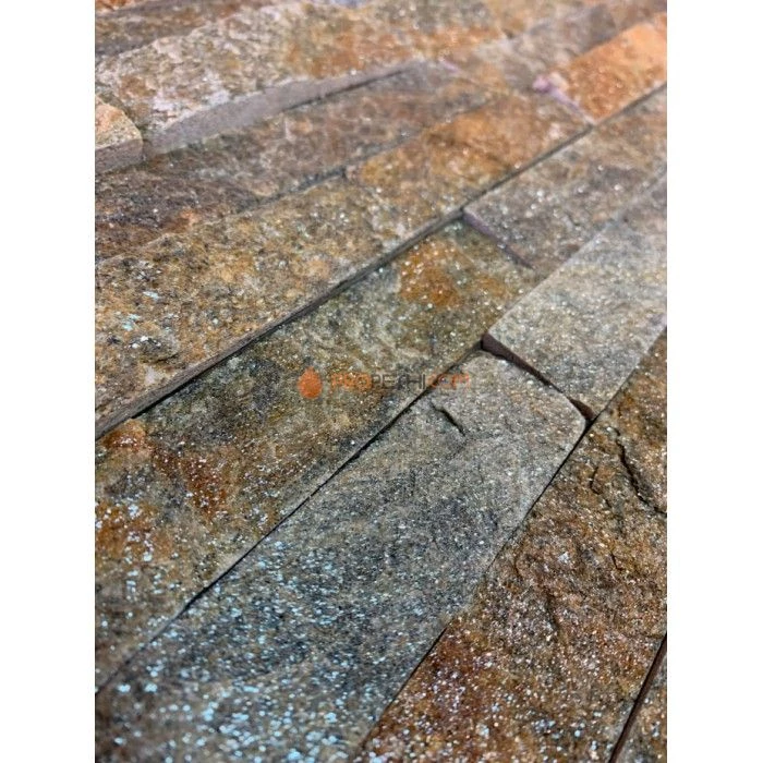 Панель Классик Кварцит Мультиколор (600х150мм) упак. (7шт/0,63м2)