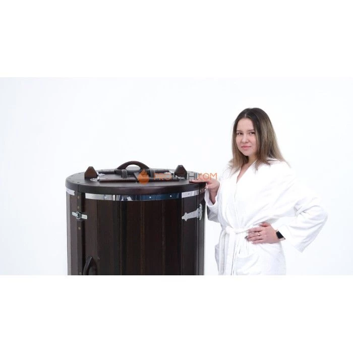 Фитобочка круглая НКЗ SMART из кедра, диаметр 78 см, высота 130 см / 25 мм