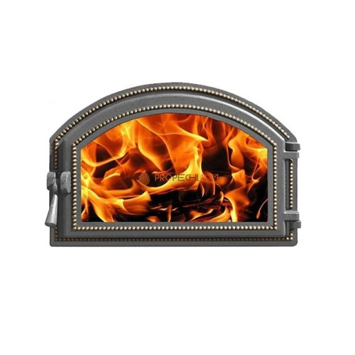 Каминная дверца Везувий 222 (бронза)