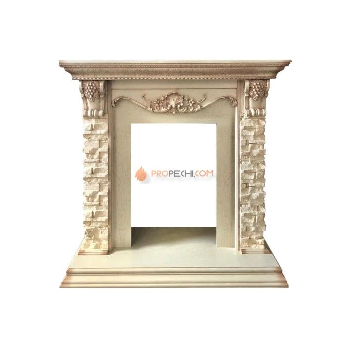 Каминокомплект Dimplex Adriana - Cлоновая кость с очагом Cavendish