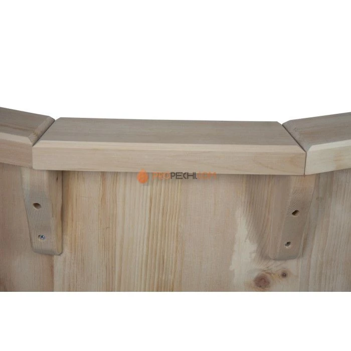 Декоративный бортик BentWood из кедра. Cегмент 1/4