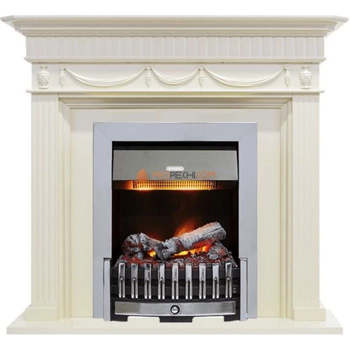 Каминокомплект Dimplex Corfu - Слоновая кость с очагом Danville Chrome FB2