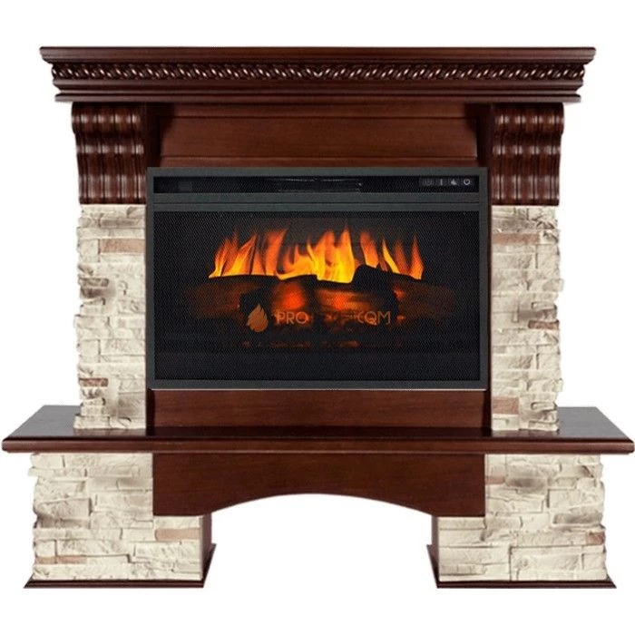 Каминокомплект Royal Flame Aberdeen - Темный дуб с очагом Vision 26 EF LED 3D FX