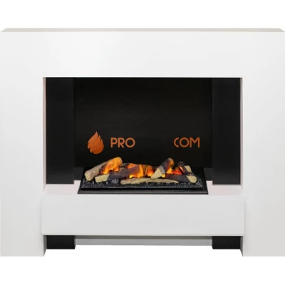 Каминокомплект Dimplex Tokyo - Белый с очагом Cassette 600 LNH-INT (с дровами)