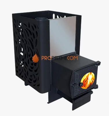 Банная печь Березка Оптима 24 (ДТ-3 стекло) Сетка