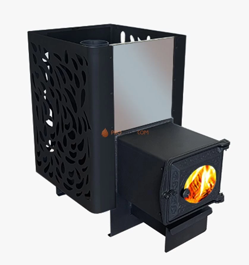 Банная печь Березка Оптима 24 (ДТ-3 стекло) Сетка