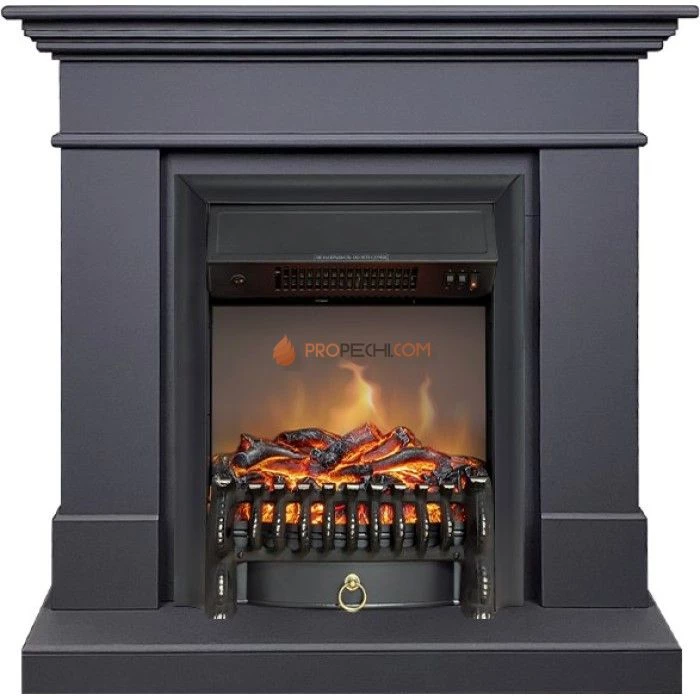 Каминокомплект Royal Flame California SFT (Разборный) - Серый графит с очагом Fobos FX M Black